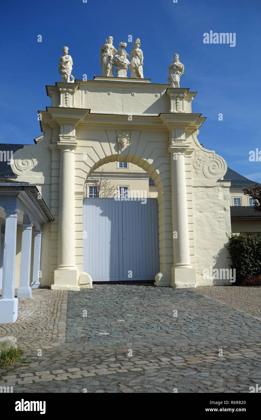 Castello hoym in Sassonia Anhalt Foto Stock