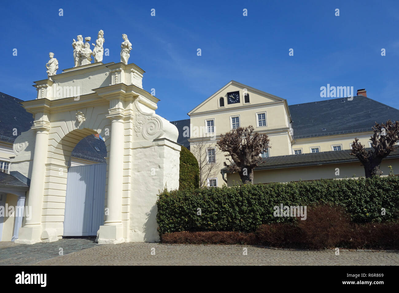 Castello hoym in Sassonia Anhalt Foto Stock