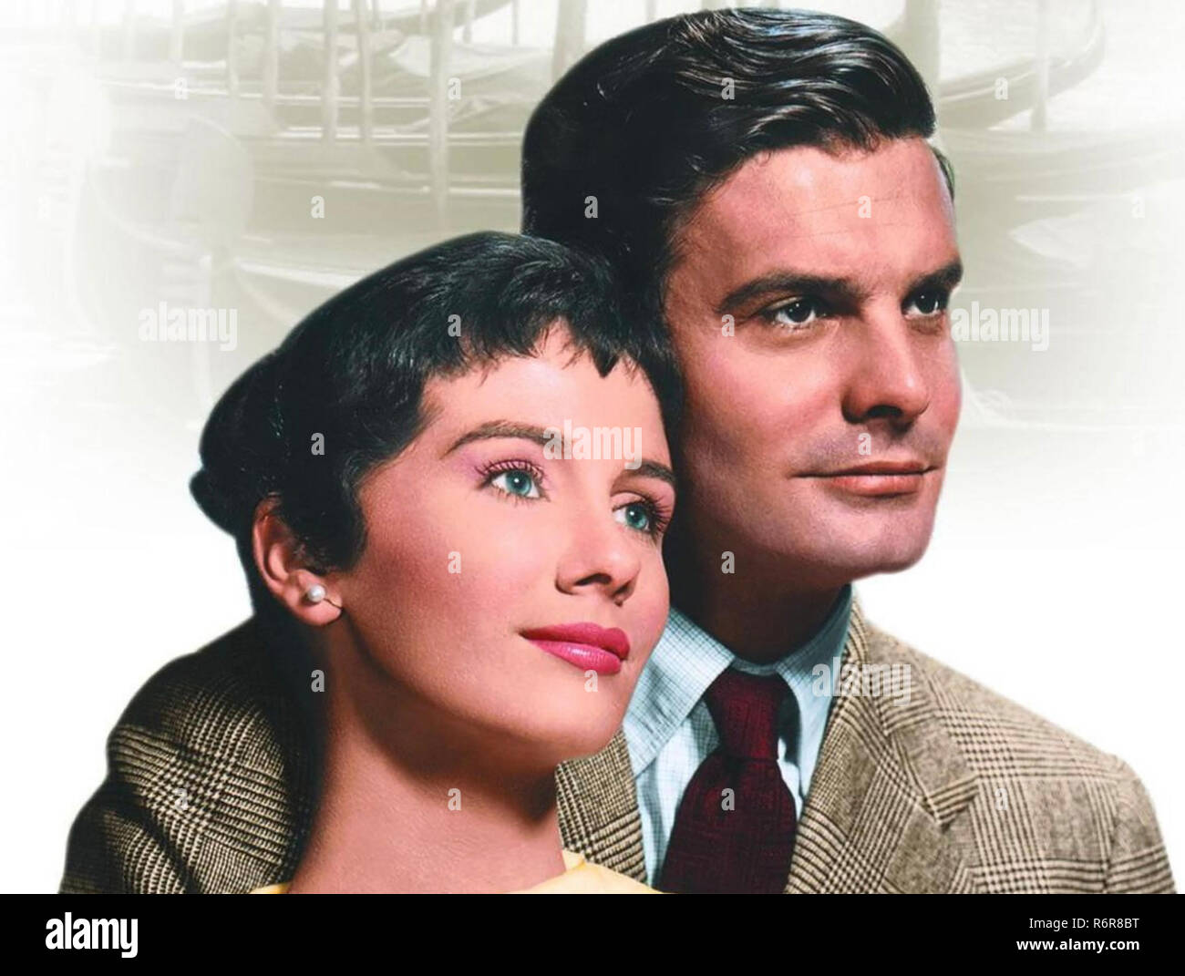 Tre monete nella Fontana 1954 XX Century Fox Film con Luigi Giordano e Maggie McNamara Foto Stock