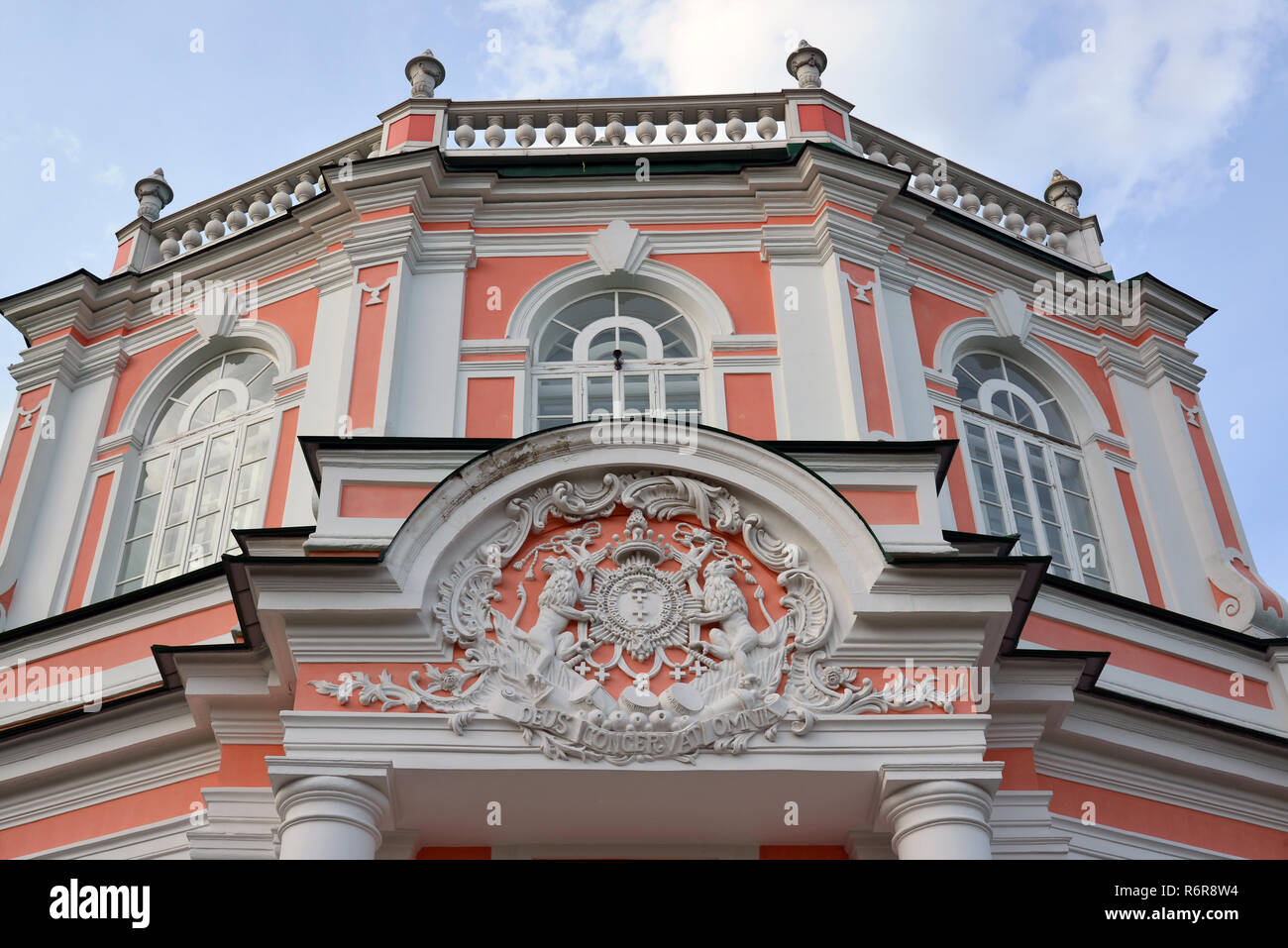 Big Stone Aranciera in estate Kuskovo18 secolo a Mosca, Russia Foto Stock