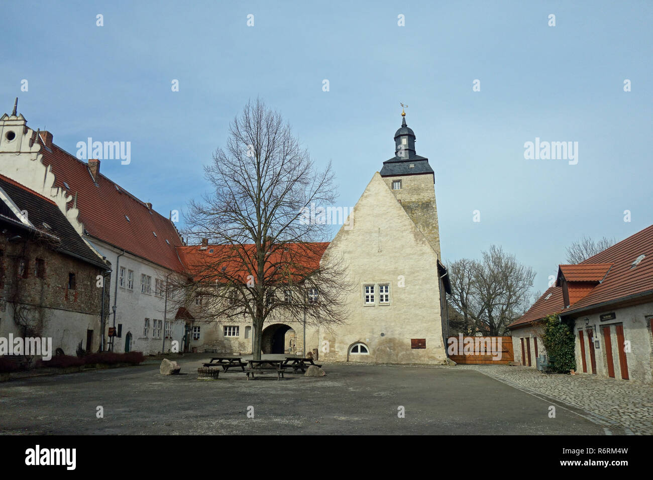 Wasserburg egeln nel salzlandkreis in SASSONIA-ANHALT Foto Stock