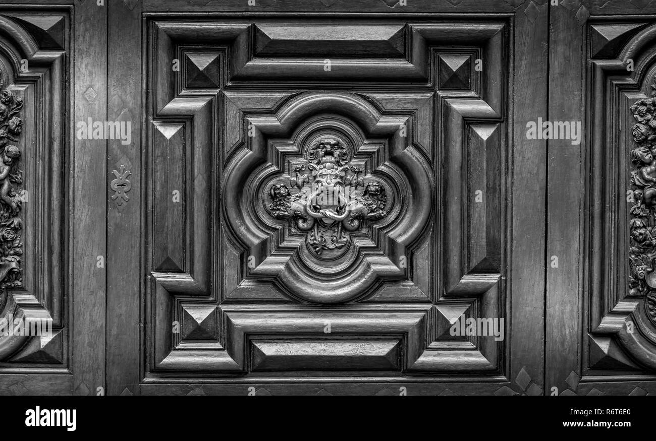 Diavolo porta in Torino, Italia Foto Stock