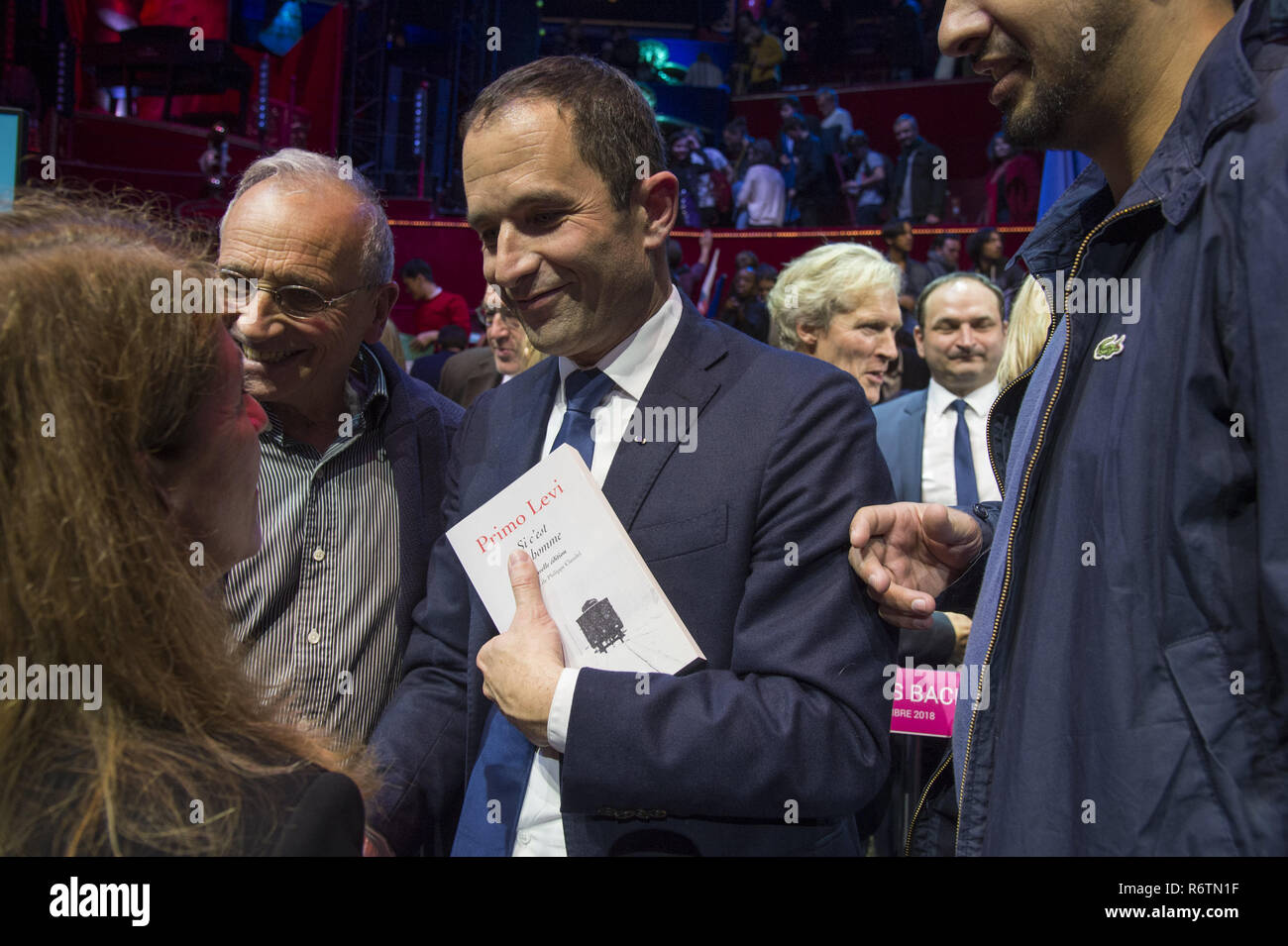 Parigi, Ile de France, Francia. 6 dicembre, 2018. Benoit Hamon visto durante la generazione.s Movimento riuniti nel Cirque d'Hiver a Parigi. Credito: Thierry Le Fouille SOPA/images/ZUMA filo/Alamy Live News Foto Stock