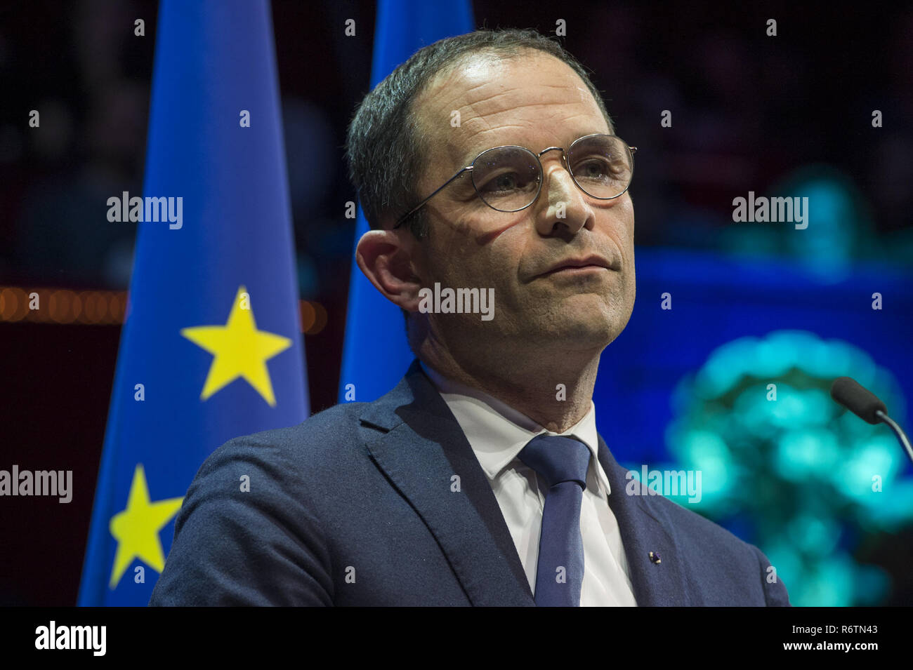 Parigi, Ile de France, Francia. 6 dicembre, 2018. Benoit Hamon visto durante la generazione.s Movimento riuniti nel Cirque d'Hiver a Parigi. Credito: Thierry Le Fouille SOPA/images/ZUMA filo/Alamy Live News Foto Stock