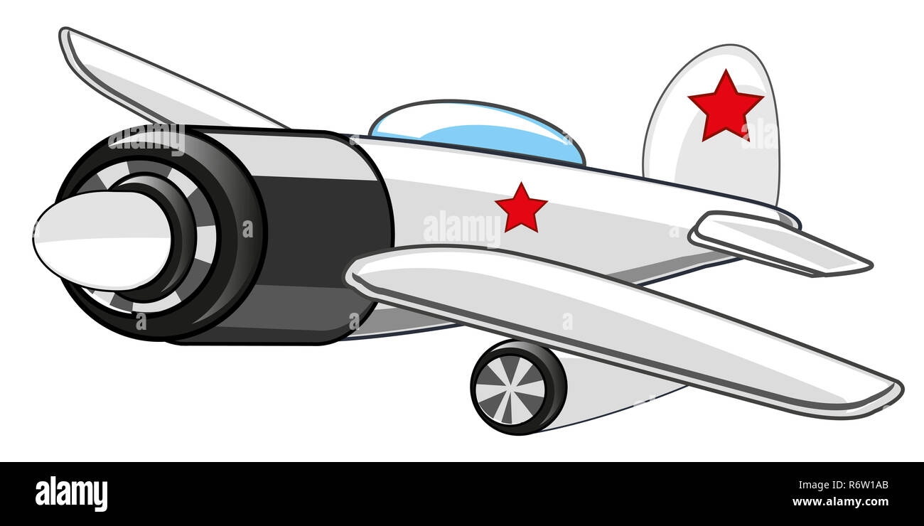 Warplane fighter disegno Foto Stock