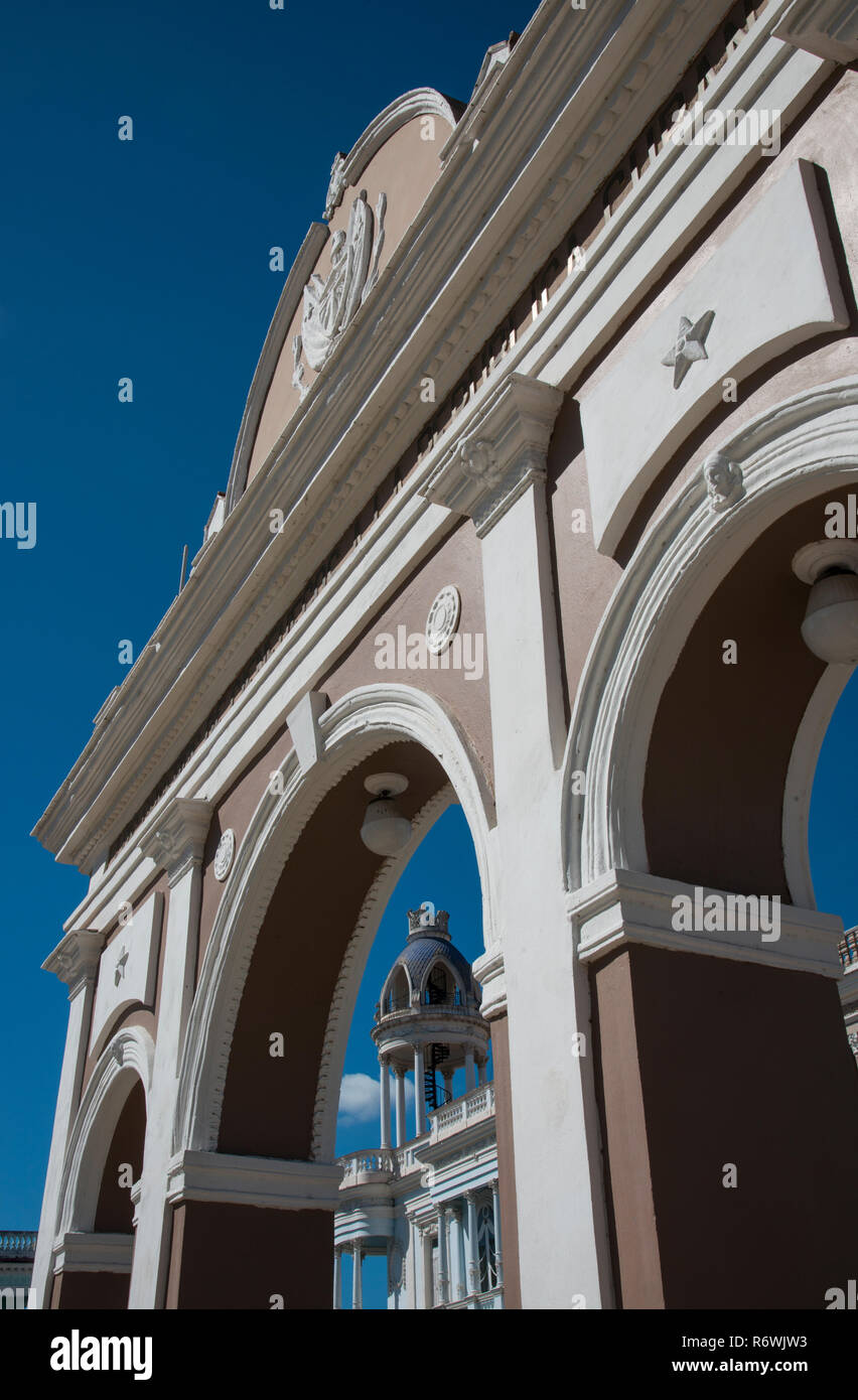 Gateway Arch a Cienfuegos, Cuba. Foto Stock