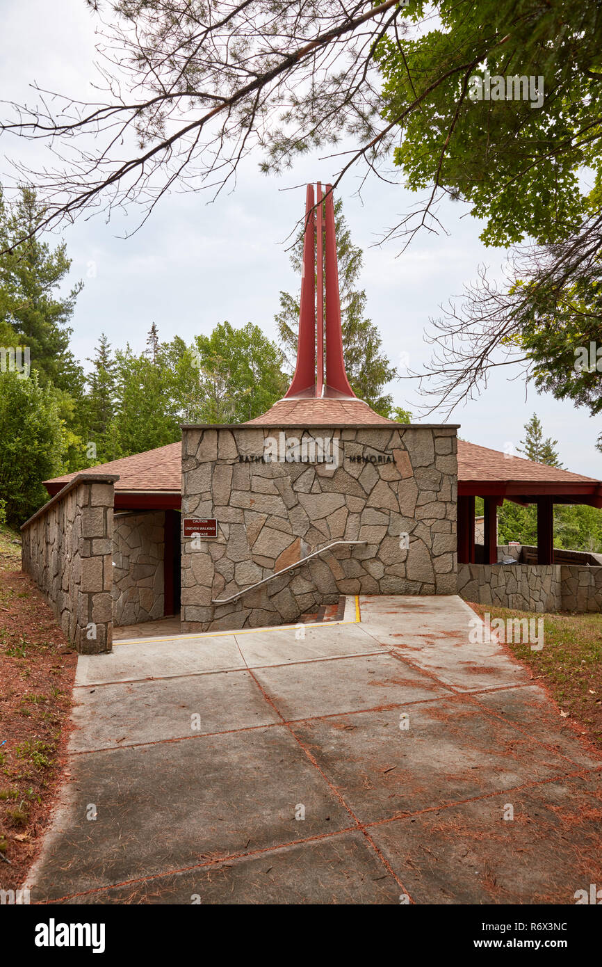 Padre Marquette Memorial a San Ignace, Michigan Foto Stock