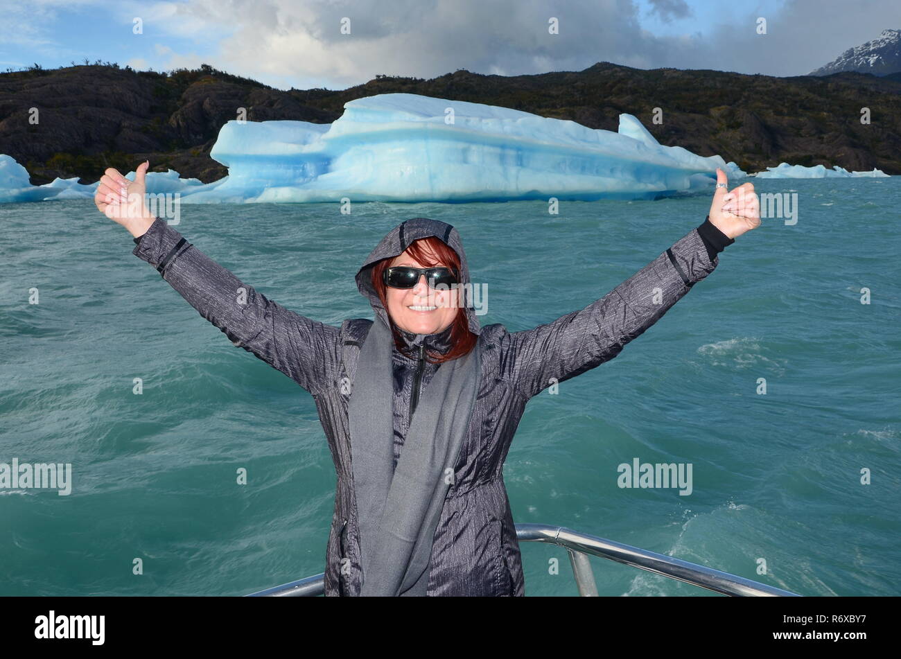 Lago Argentino, Argentina, Patagonia Foto Stock