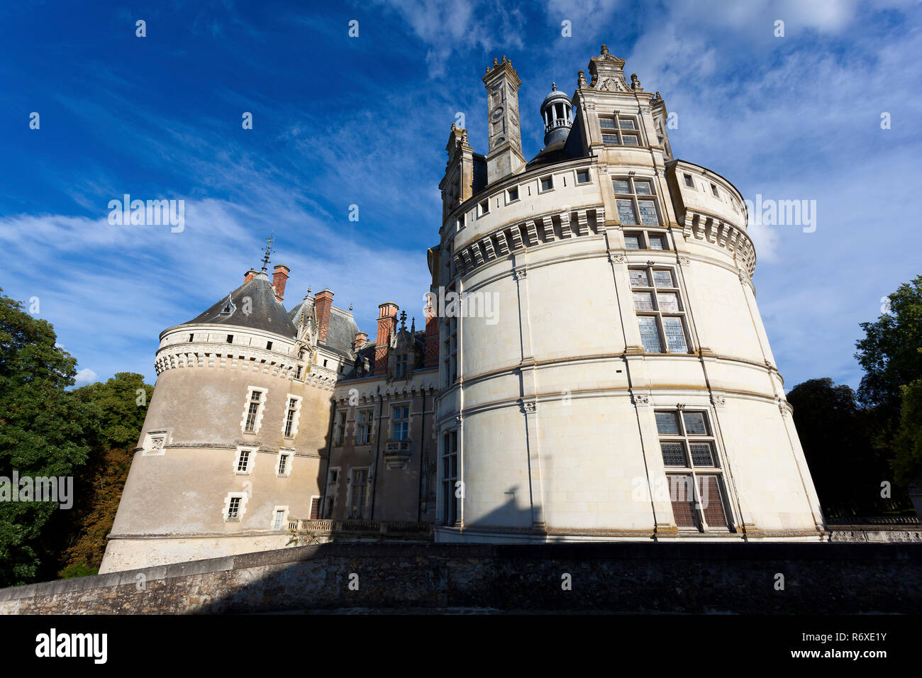 Castello di Le Lude, Sarthe, Pays de la Loire, Francia Foto Stock