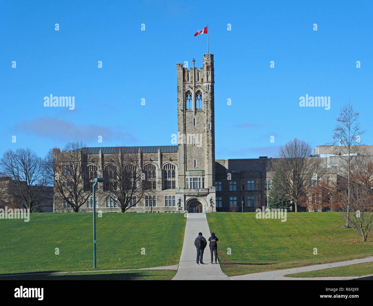 University College dell Università di Western Ontario, London, Ontario, Canada Foto Stock