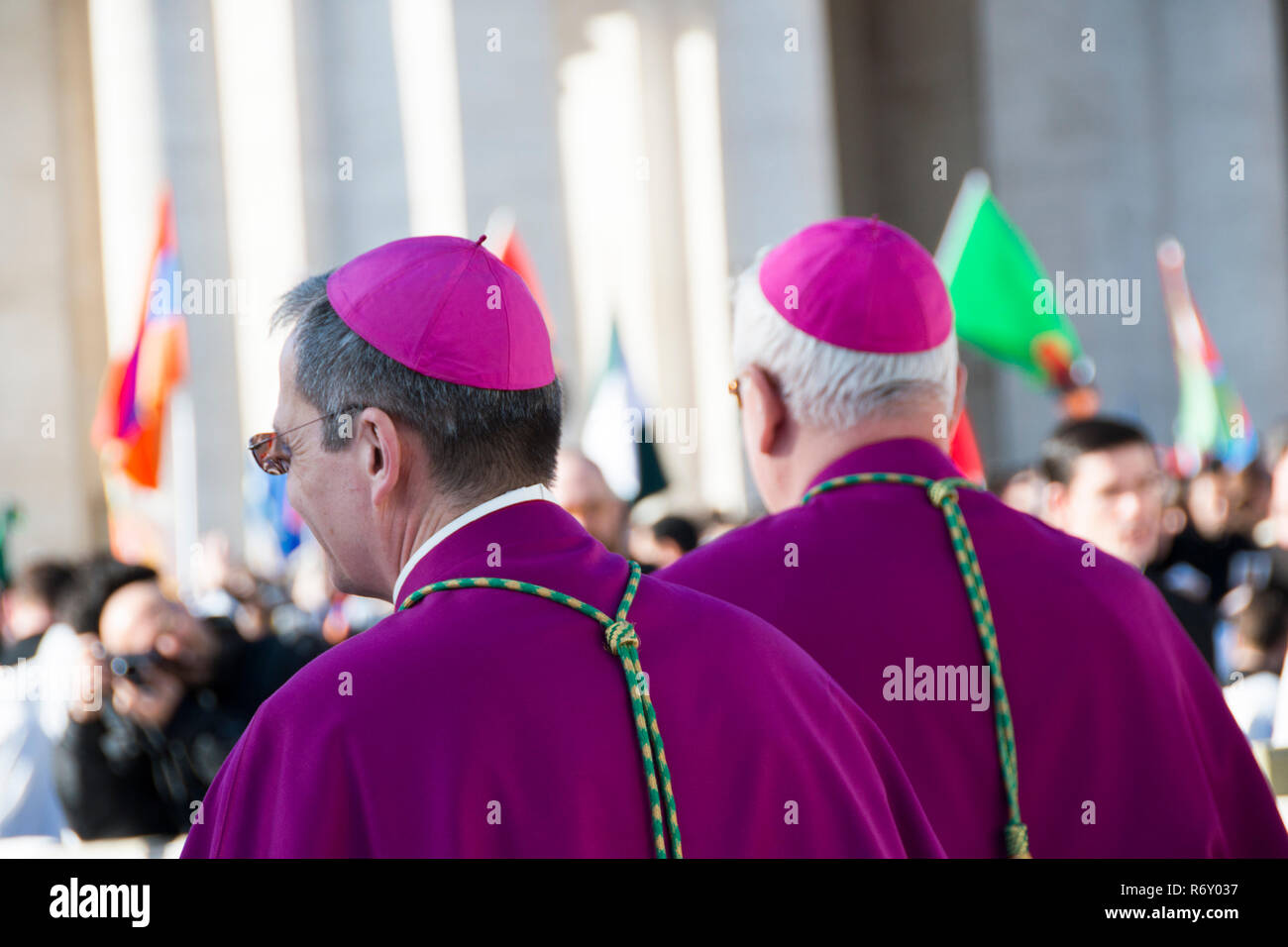 Città del Vaticano 2013. Momenti prima della inaugurazione papale di Papa Francesco Foto Stock