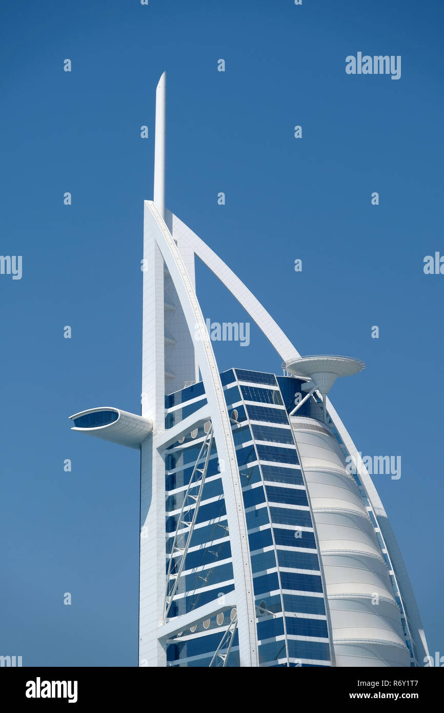 Il Burj al Arab di Dubai Foto Stock