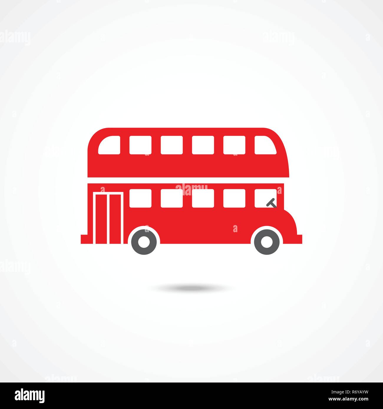 London bus icona Illustrazione Vettoriale