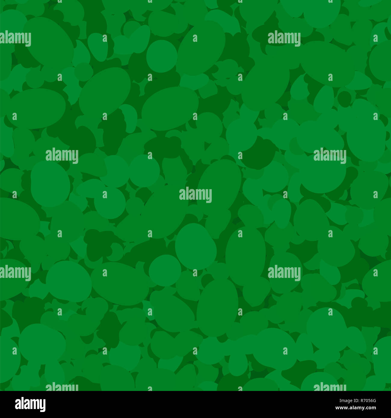 Cerchi verdi Seamless Pattern. Foto Stock