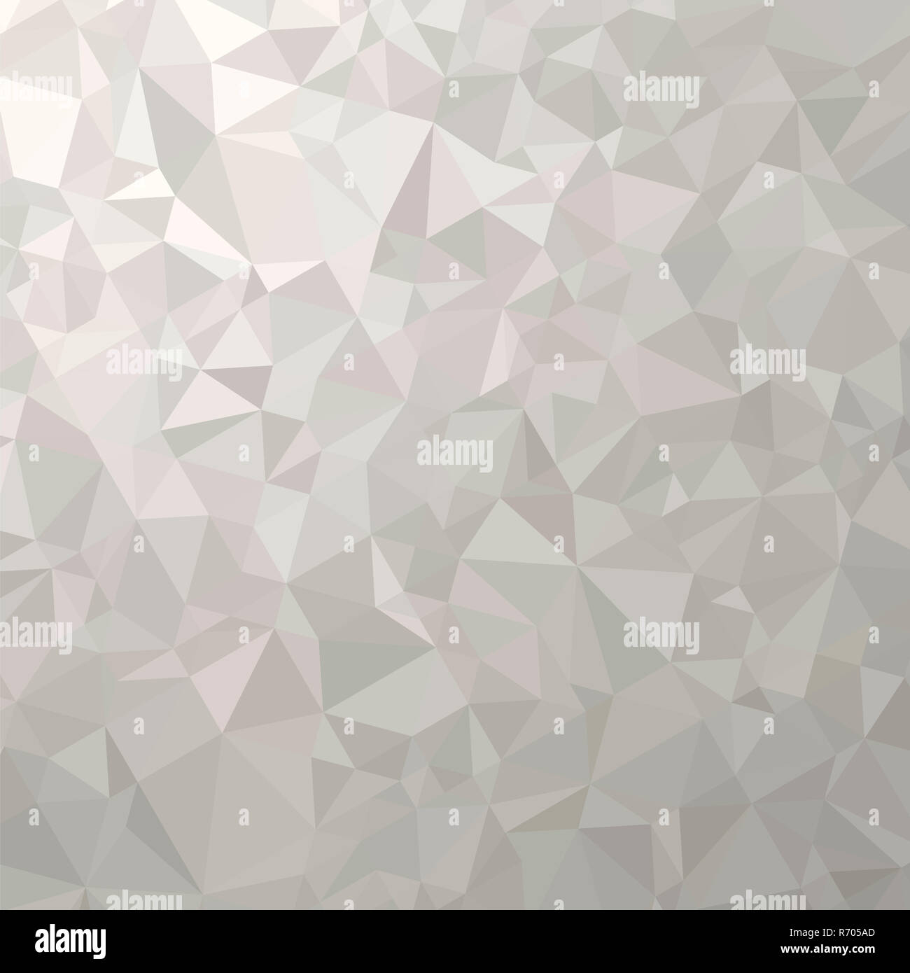 Grigio sfondo poligonale. Schema triangolare. Bassa poli Texture. Mosaico astratto di un design moderno. Stile Origami Foto Stock