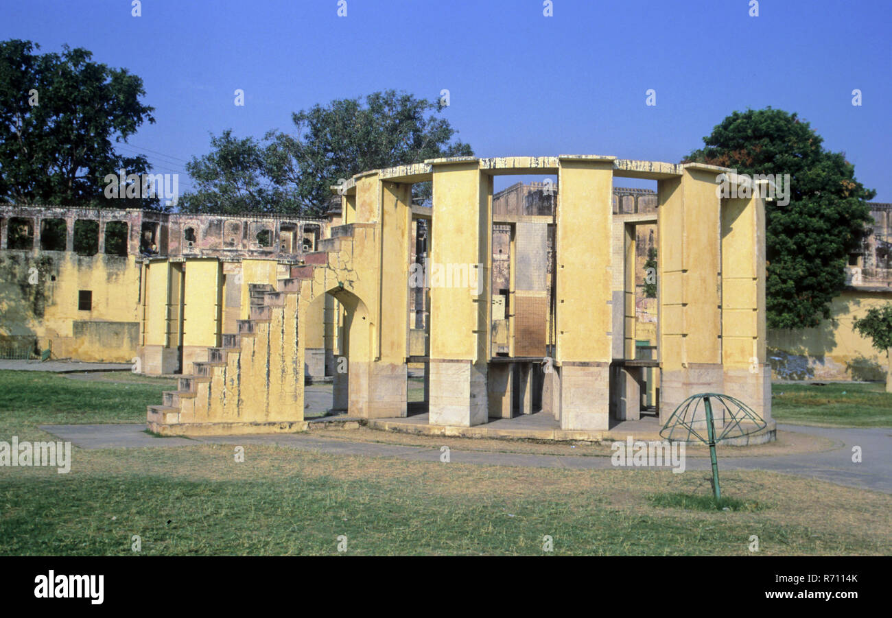 Jantar Mantar Jaipur, Rajasthan, India Foto Stock