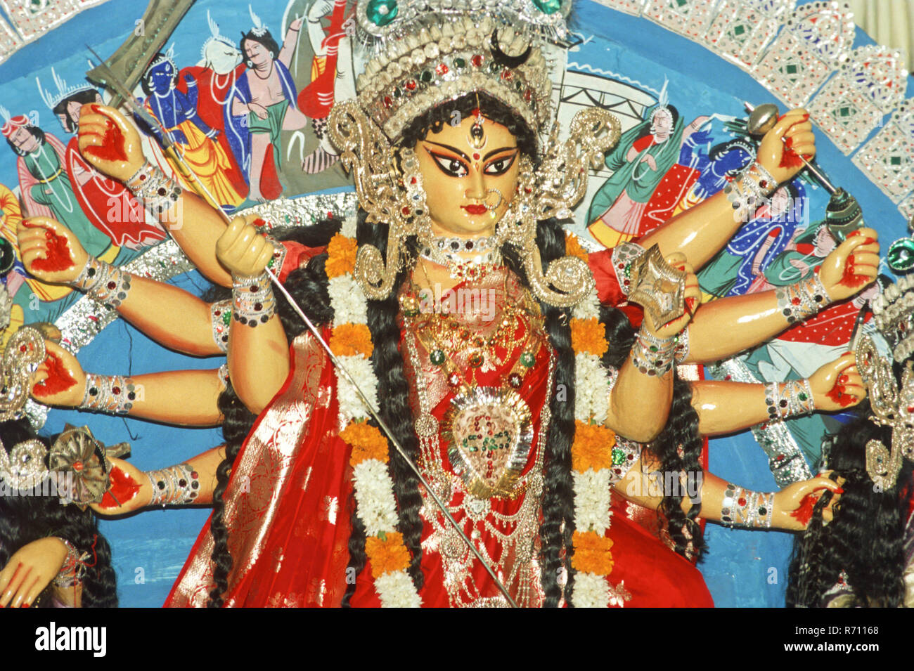 Durga Pooja Foto Stock