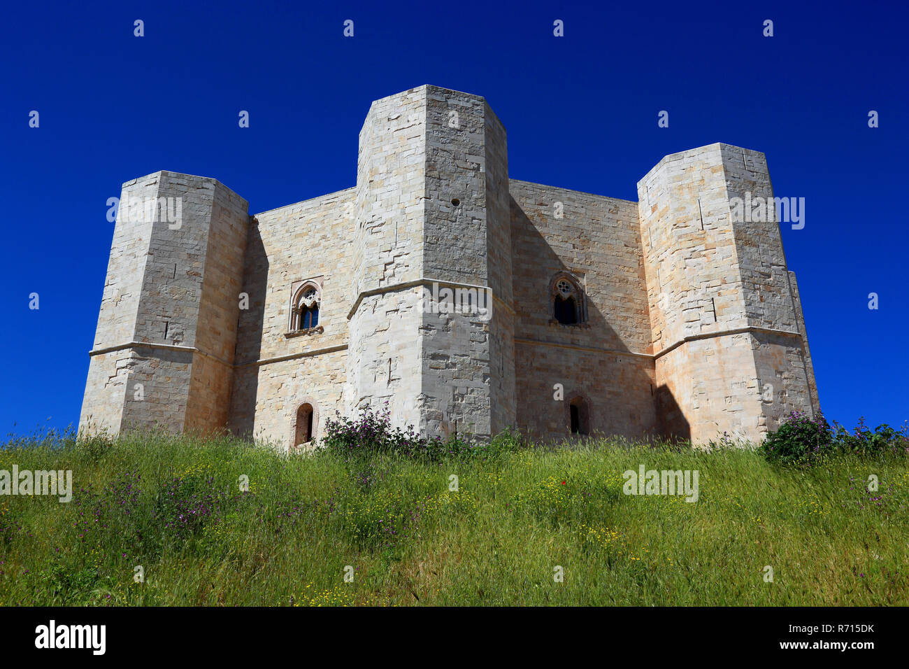 Castel del Monte, Puglia, Italia Foto Stock