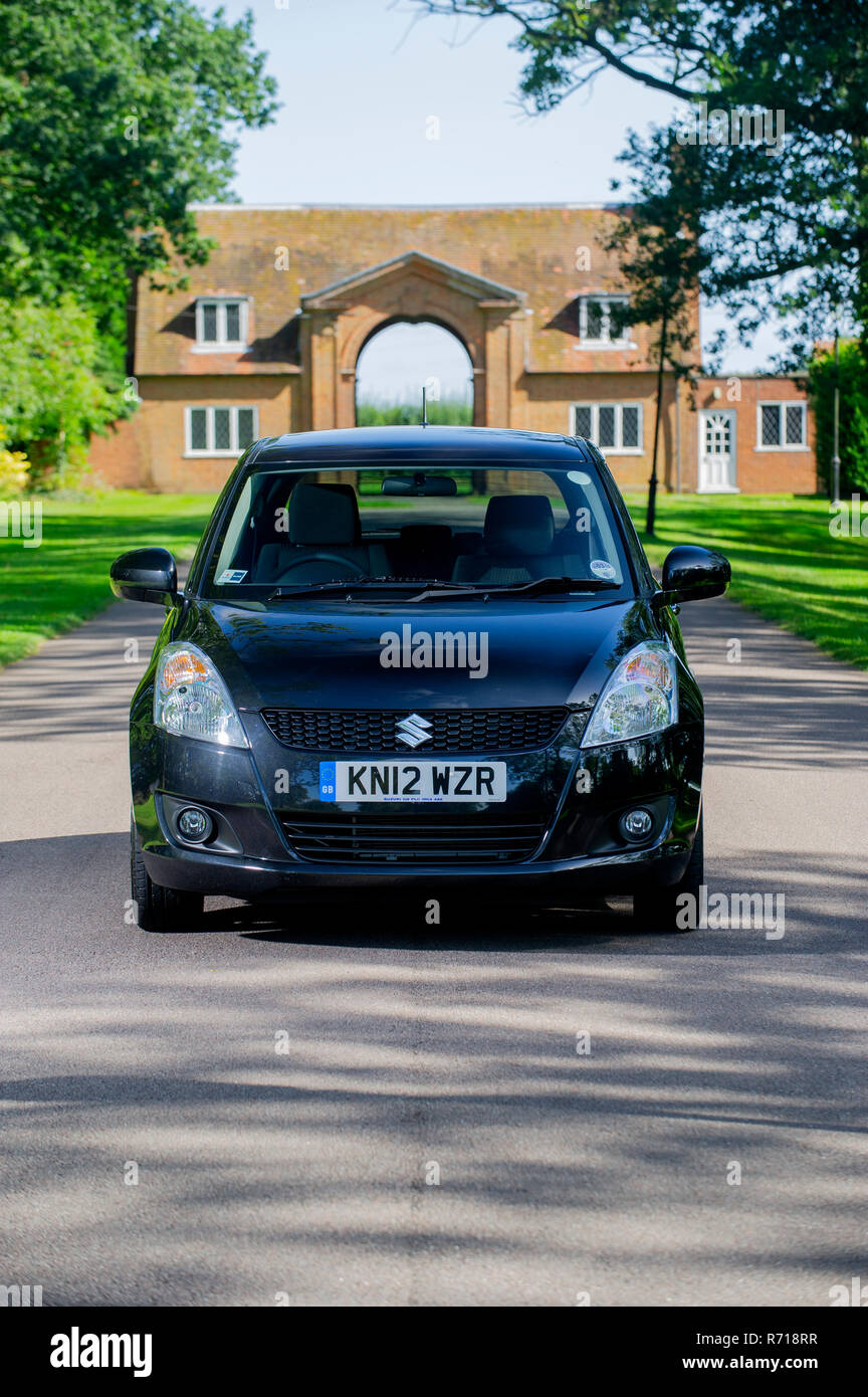 2012 Suzuki Swift Sport Black Edition caldo Giapponese auto berlina Foto Stock