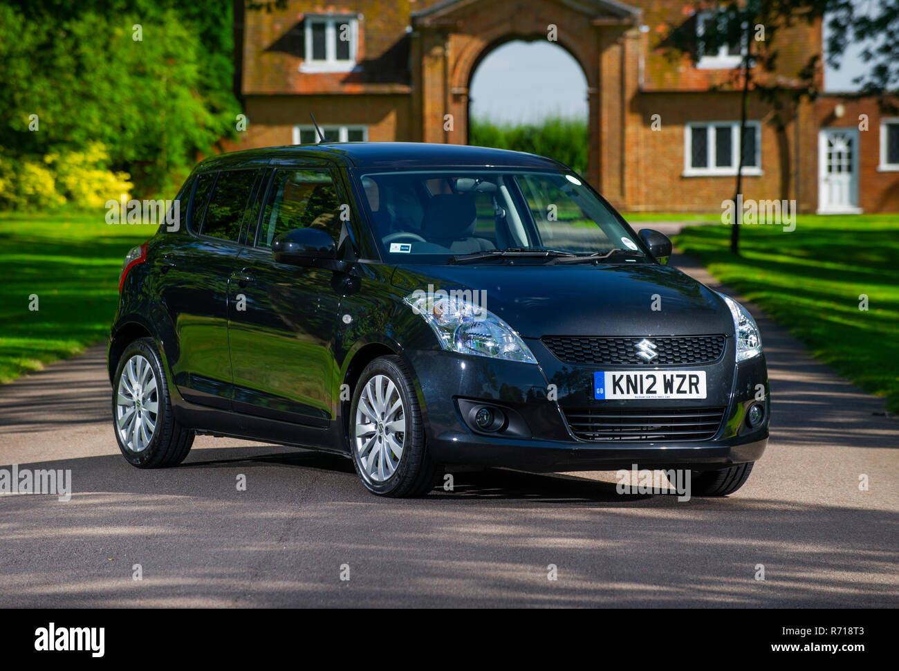 2012 Suzuki Swift Sport Black Edition caldo Giapponese auto berlina Foto Stock