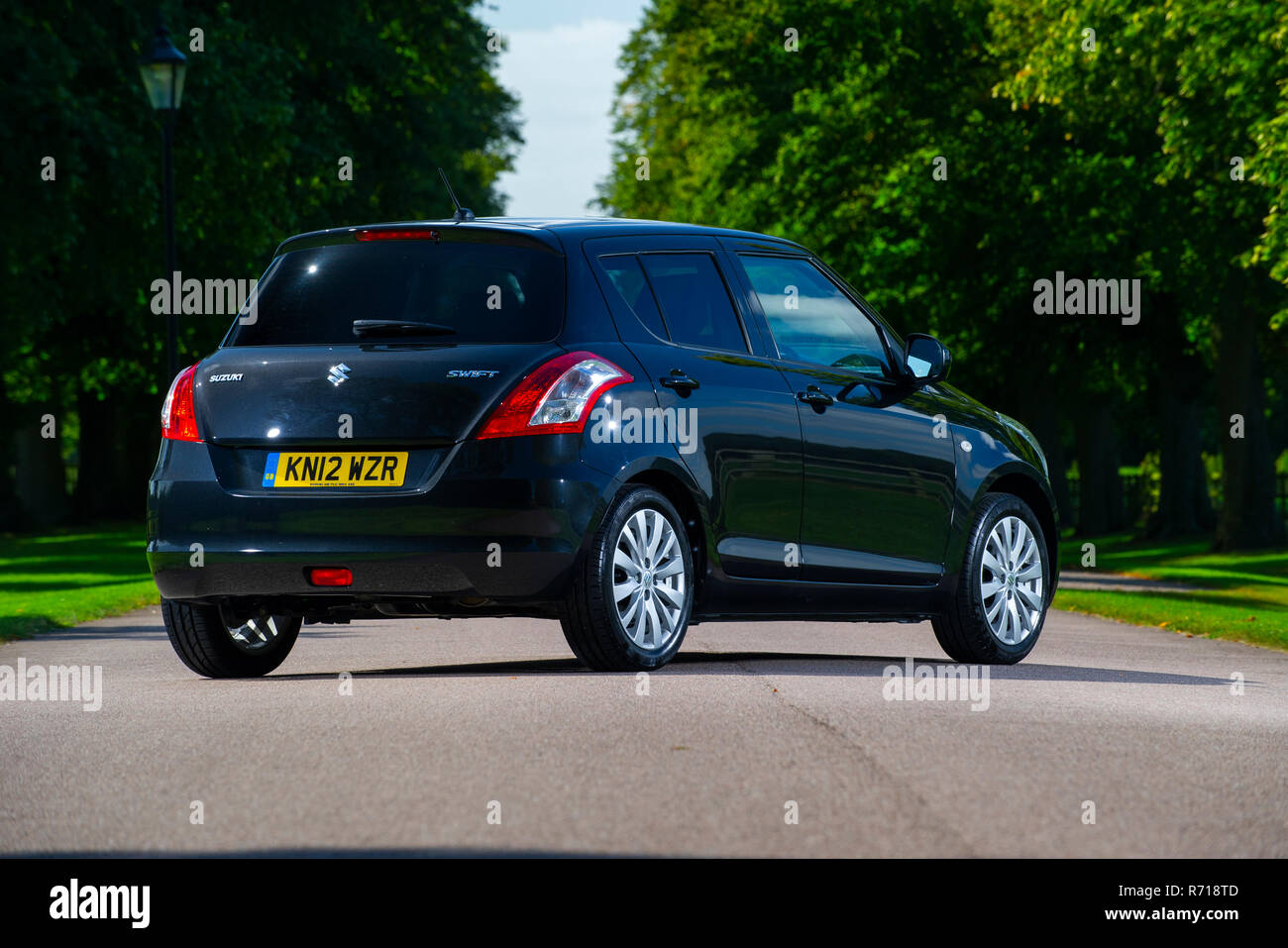 2012 Suzuki Swift Sport Black Edition caldo Giapponese auto berlina Foto Stock