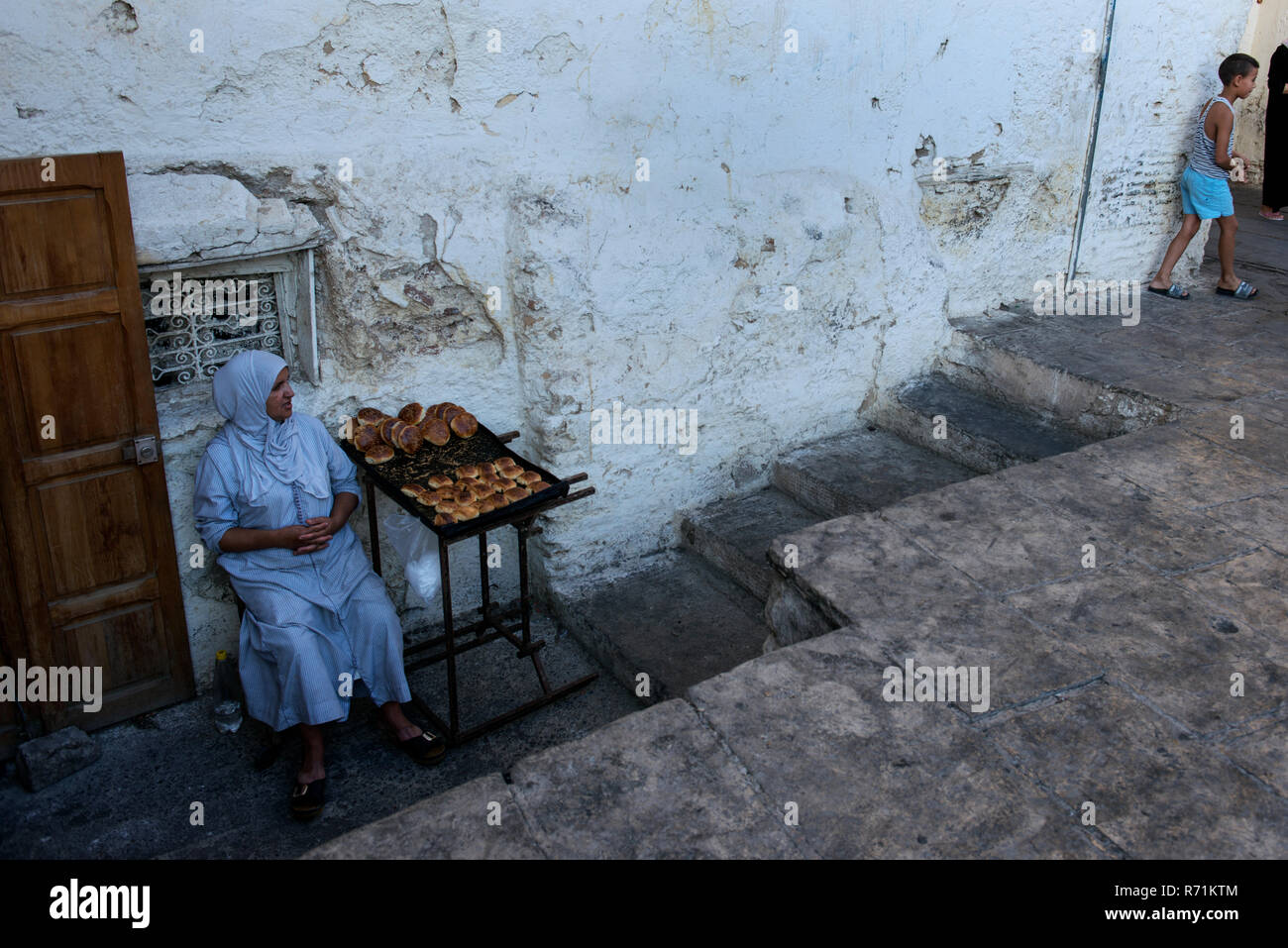 All'interno della Medina di Fes el Bali Foto Stock