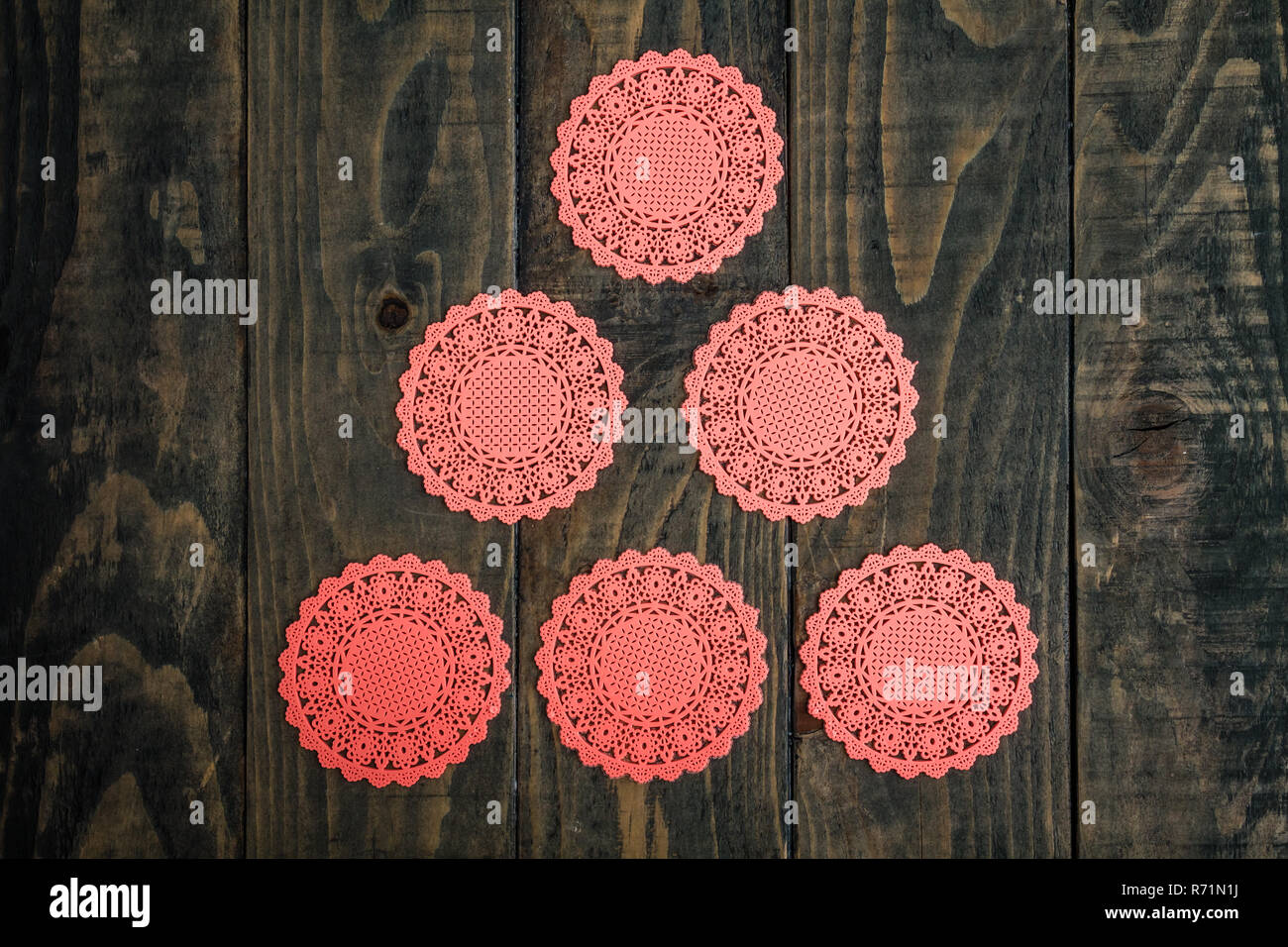 Silicone resistente al calore Tabella Tappetini Per Tazze e Tazzine Foto Stock
