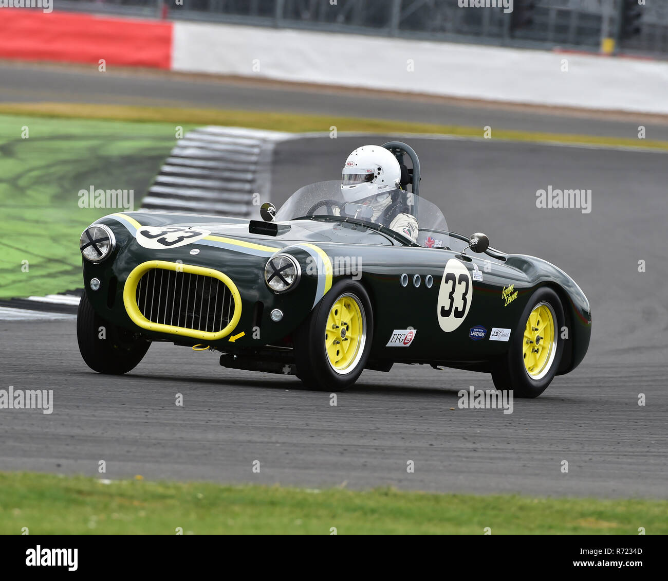 Chris Phillips, Oliver Phillips, Cooper Bristol, RAC Woodcote Trophy, pre'56 vetture sportive, Silverstone Classic 2016, Chris McEvoy, cjm-photography, Foto Stock