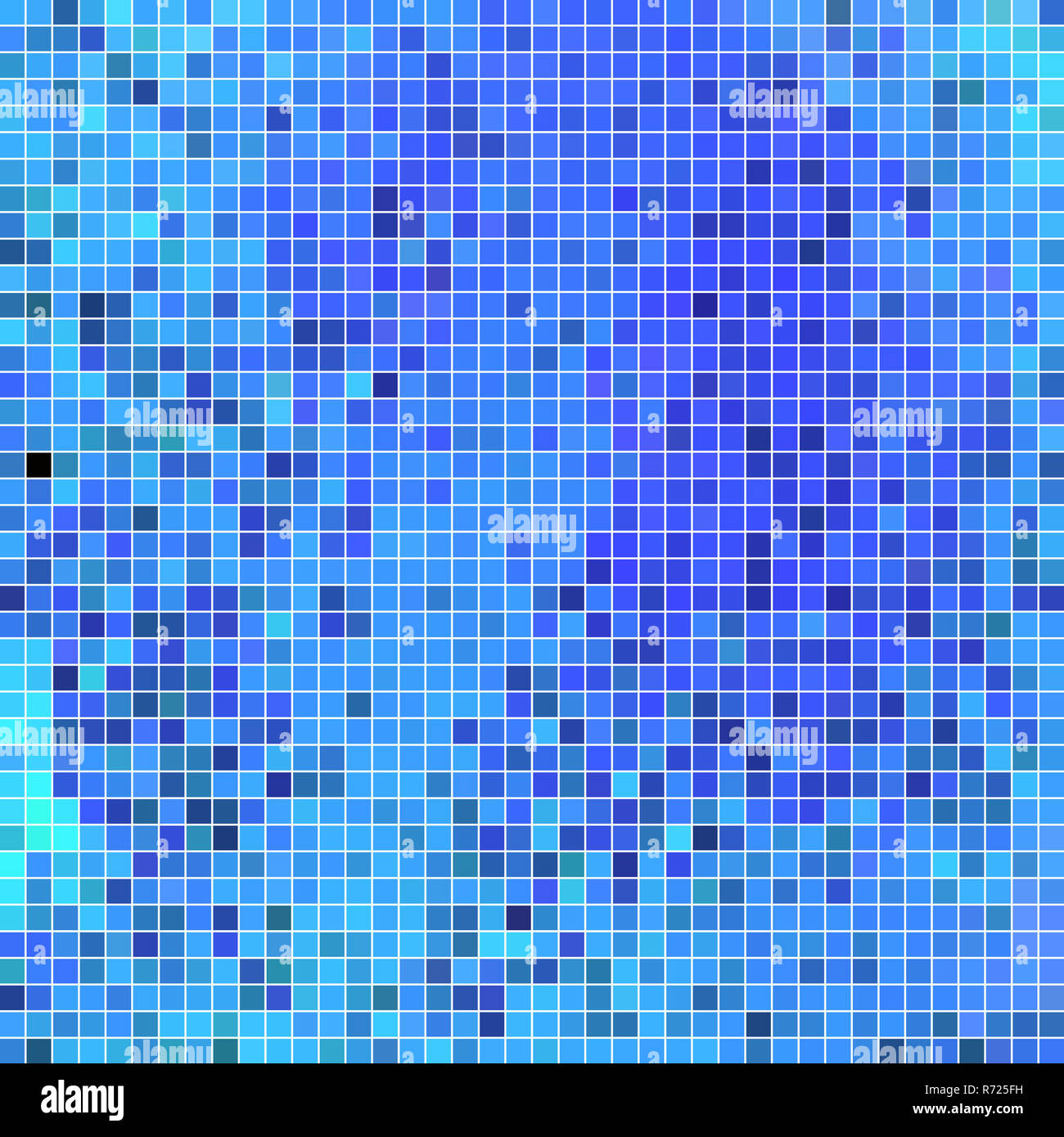 Vettore di astratta square pixel di sfondo a mosaico Foto Stock