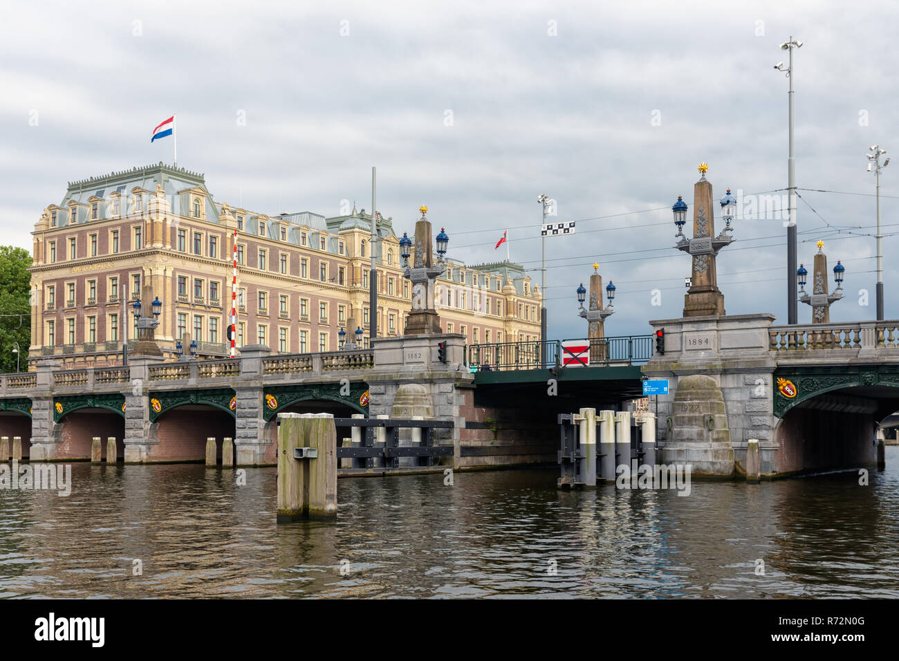 Dutch famosi cinque stelle Amstel hotel nel centro di Amsterdam Foto Stock