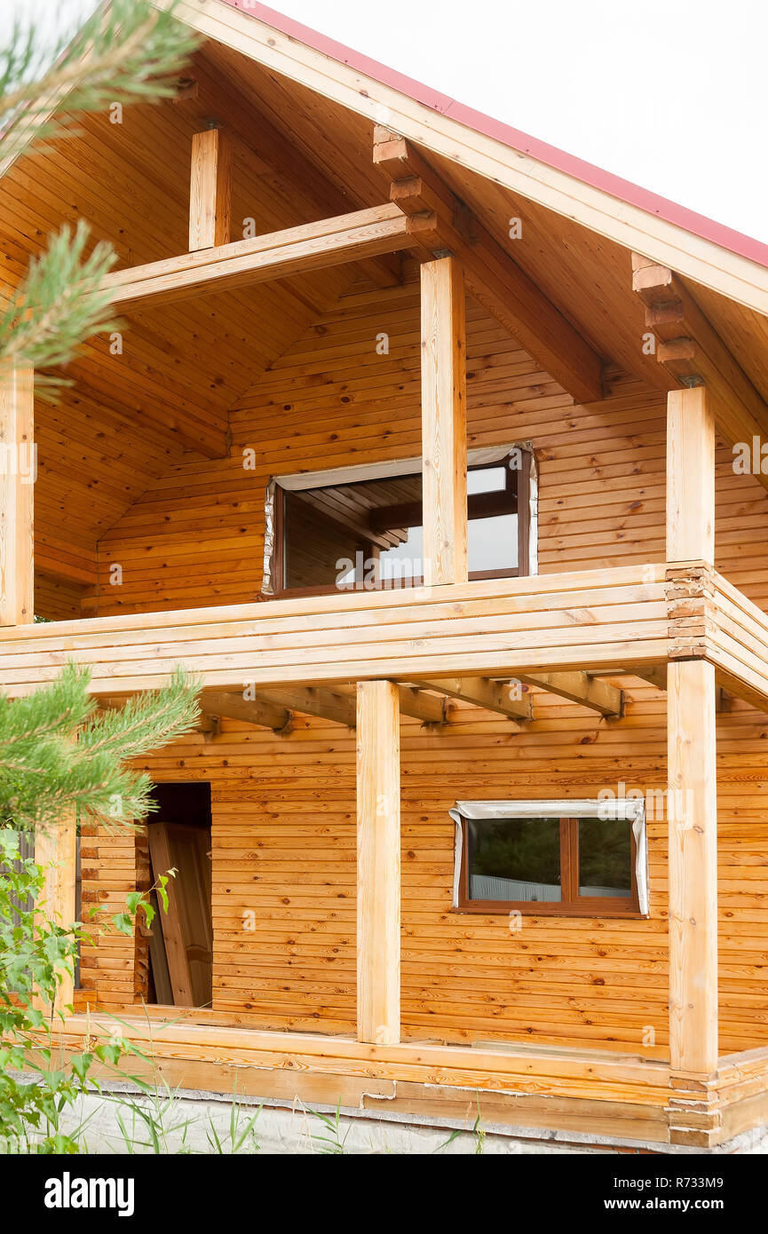 Casa in legno per il resto Foto Stock