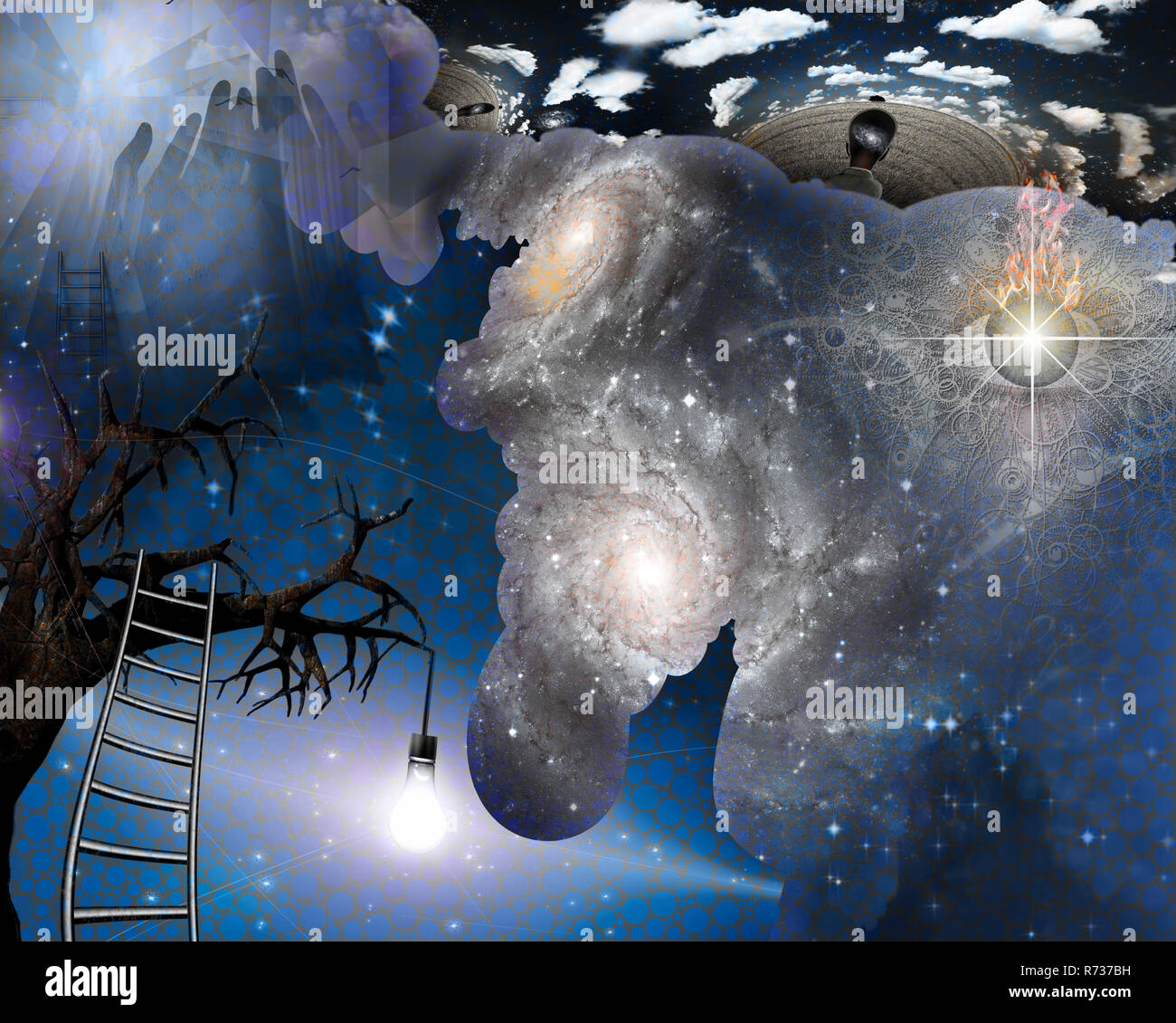 All'interno della coscienza Foto Stock