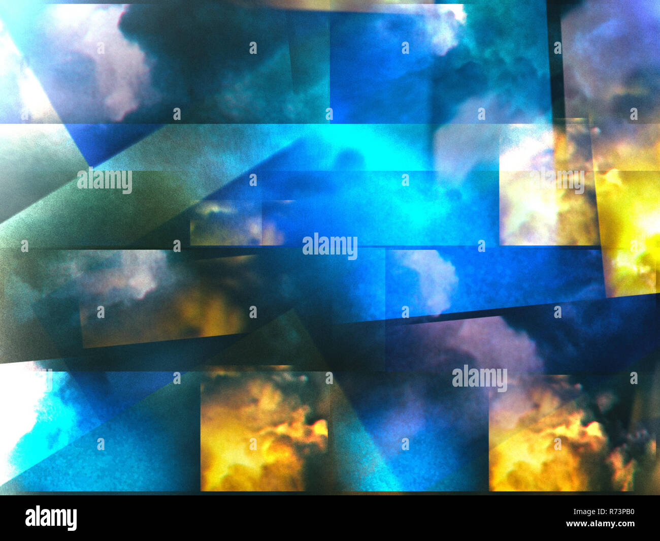 Colorate nuvole astratto Foto Stock