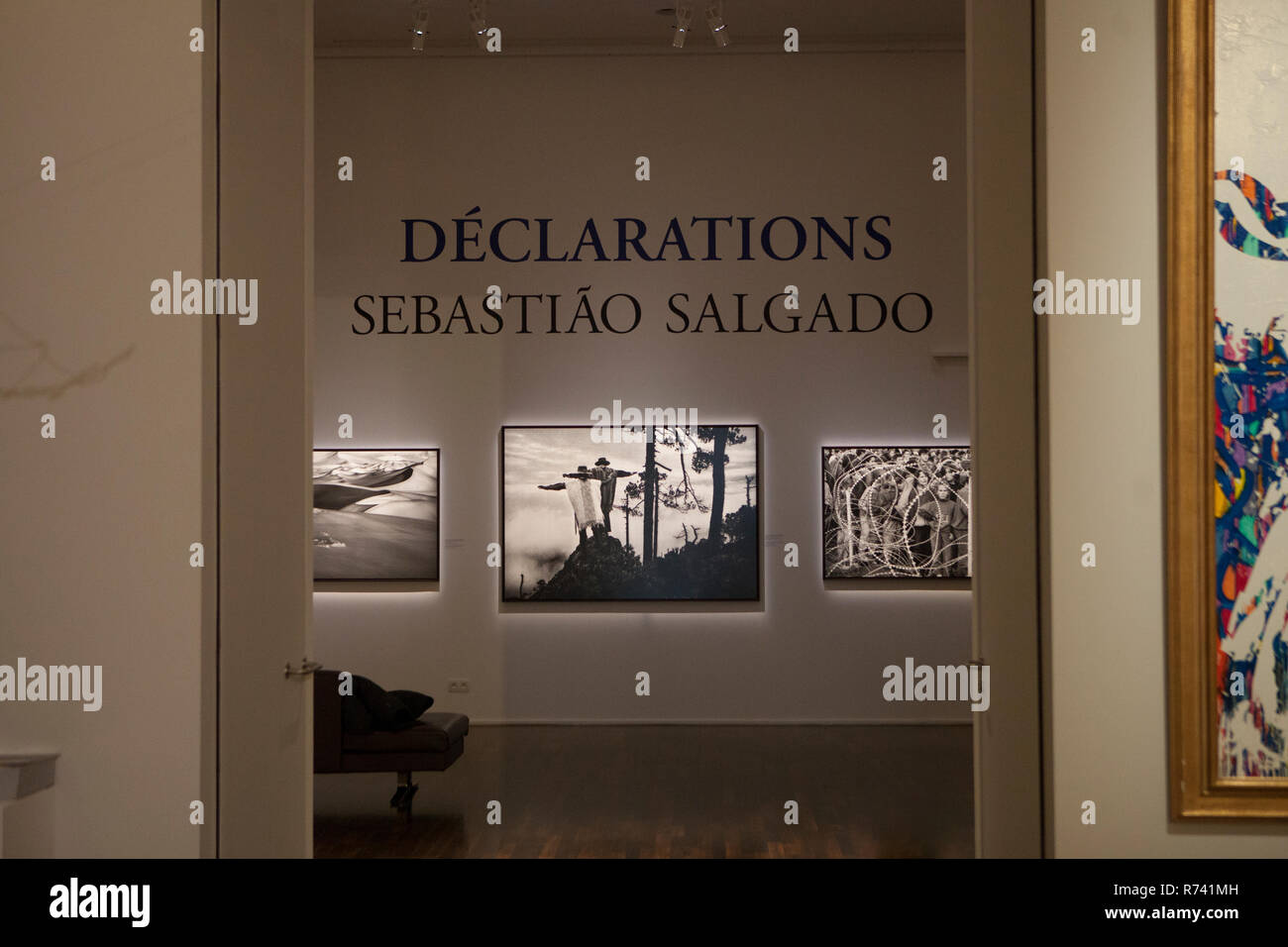 Il Museo dell'uomo presenta "dichiarazioni", una mostra fotografica di Sebastião Salgado, fino al 31/06/2019. 30 grandi formati per celebrare i diritti dell'uomo. Foto Stock