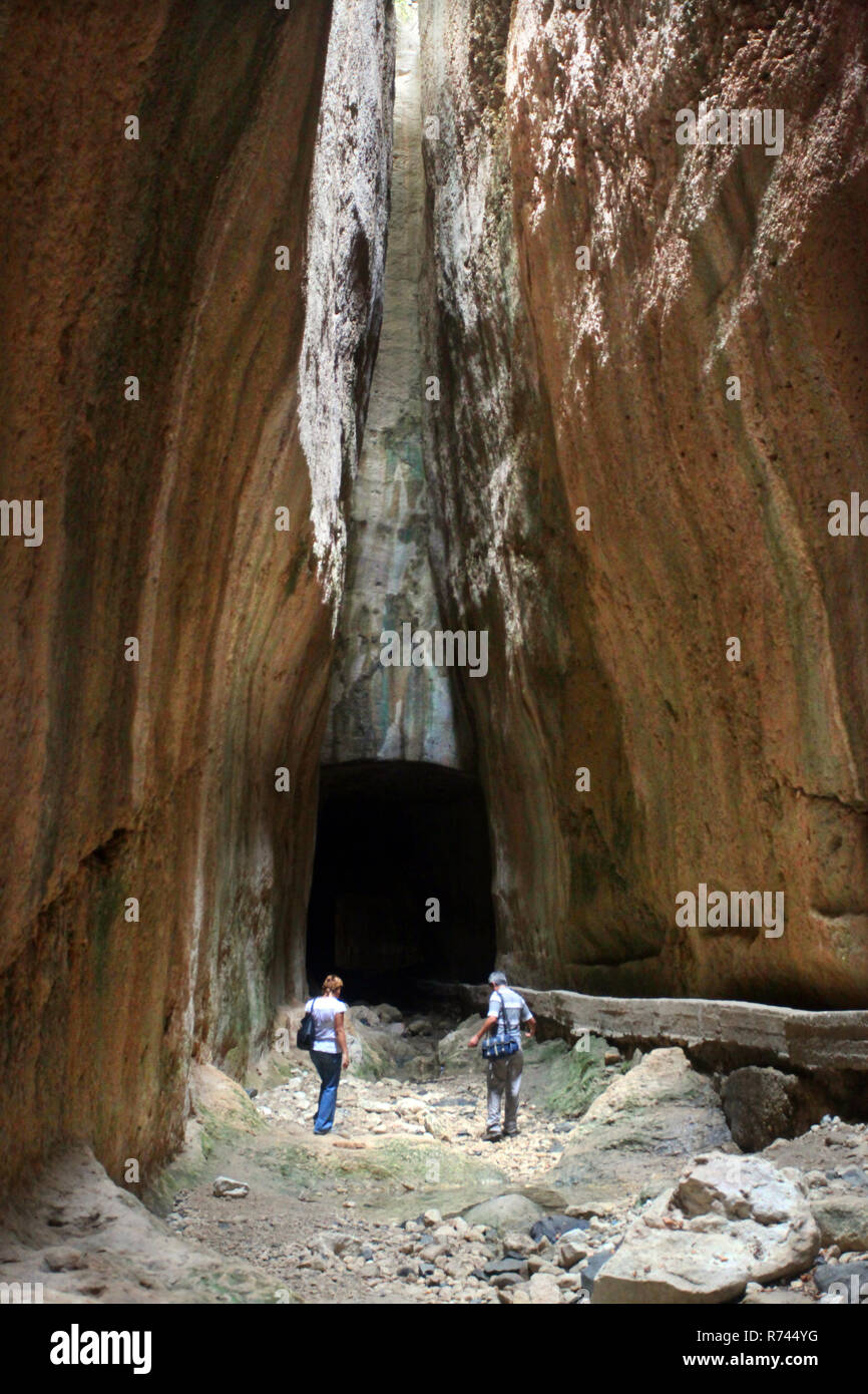 Tito in tunnel di Antakya (Hatay) la Turchia. Foto Stock