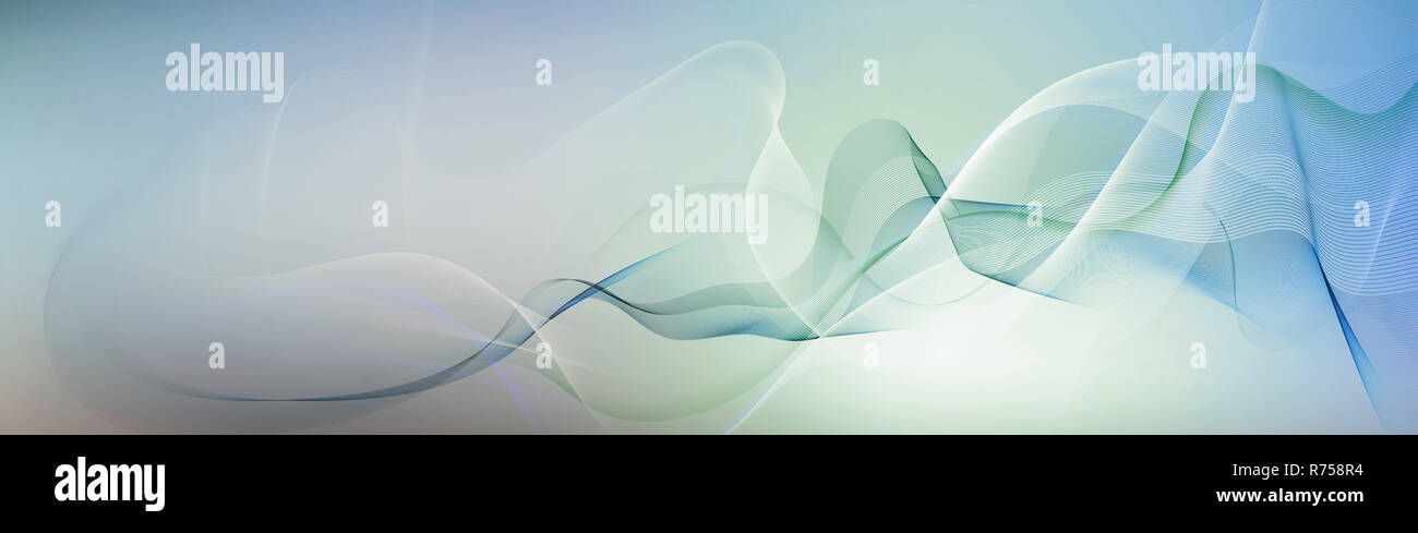 Linee banner di movimento Foto Stock