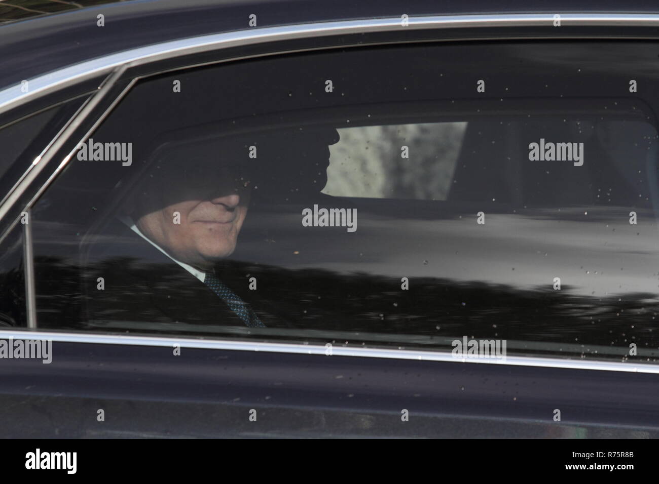 Mignano Monte Lungo, Italia. 8 Dicembre 2018: Il Presidente della Repubblica Italiana Sergio Mattarella celebra il settantacinquesimo anniversario della battaglia di Montelungo Credito: antonio nardelli/Alamy Live News Foto Stock