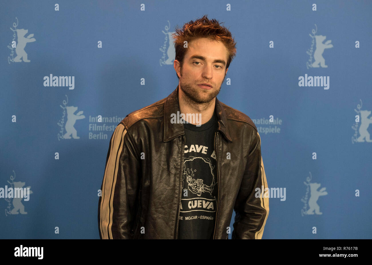 Robert Pattinson - Photocall zum Spielfilm 'Damsel', Berlinale 2018, 16. Februar 2018, Berlino. Foto Stock