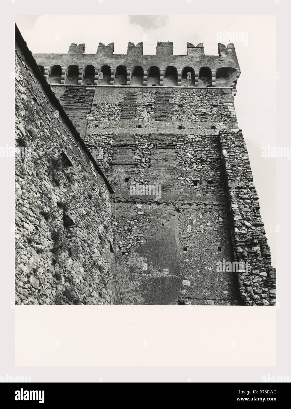 Umbria Terni Giove Palazzo Ducale, questa è la mia Italia, il paese italiano di storia visiva, vedute dell'esterno del xvii secolo architettura del palazzo. Foto 1985 Foto Stock