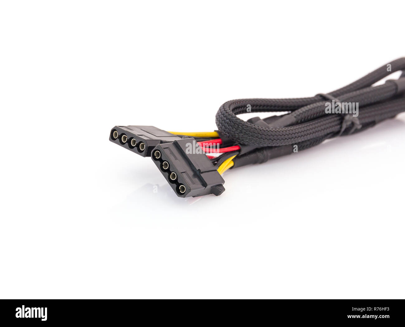 Connettore di alimentazione del calcolatore Foto Stock