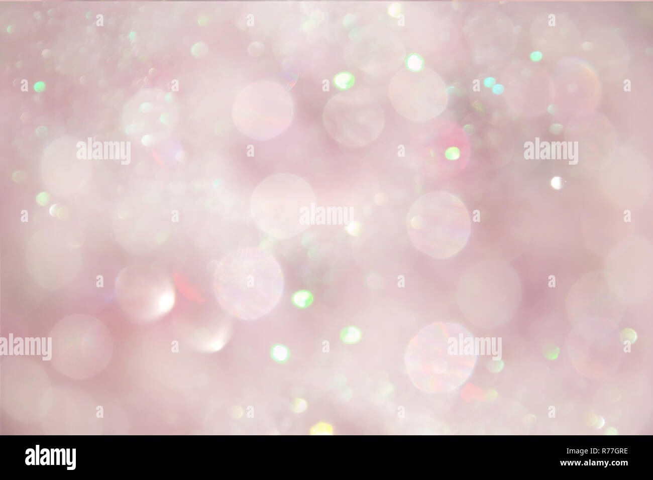 Abstract rosa glittery sfondo bokeh di fondo Foto Stock