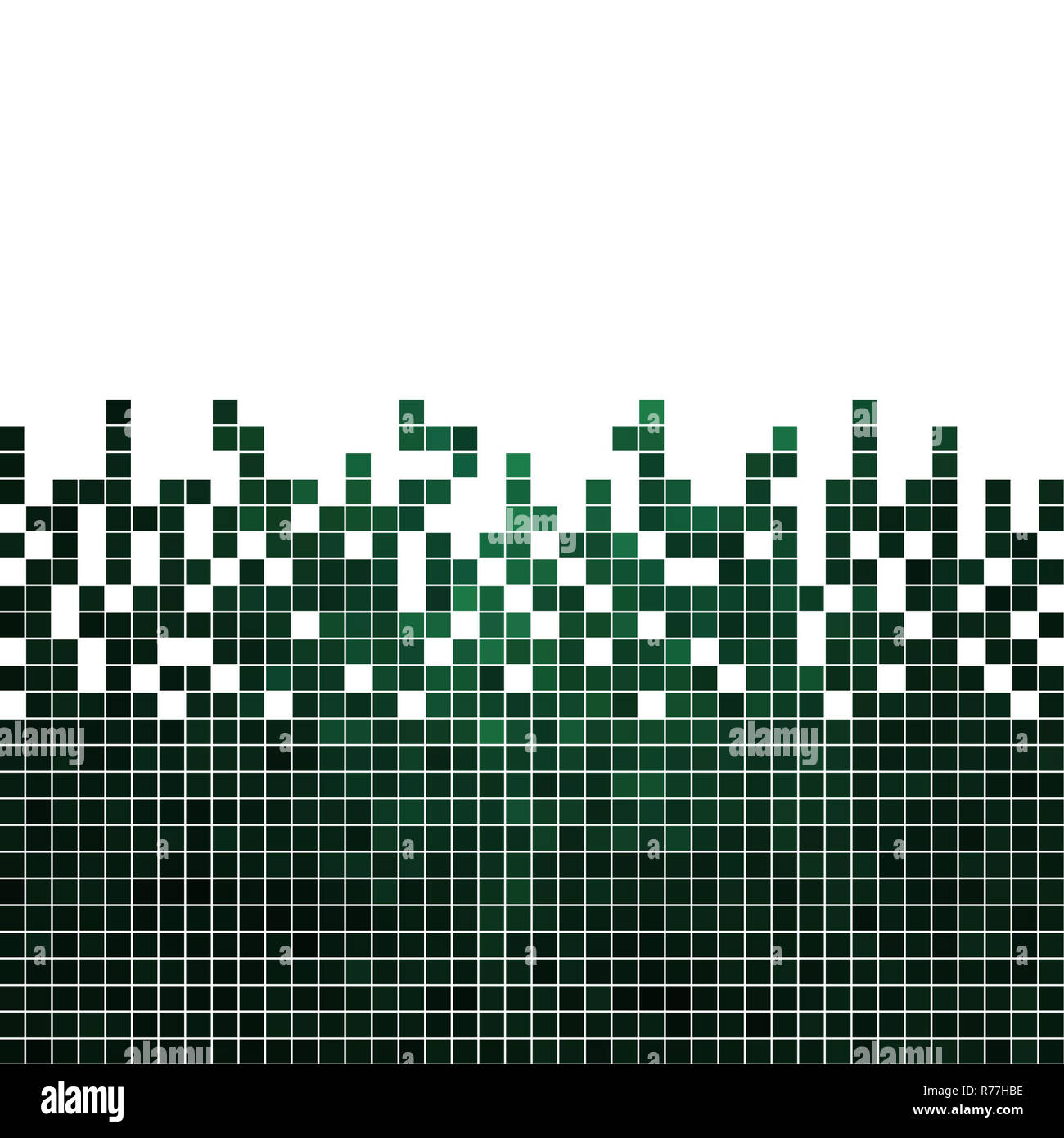 Abstract square pixel di sfondo a mosaico Foto Stock