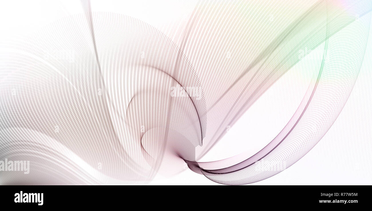 Linee di luce banner di movimento Foto Stock