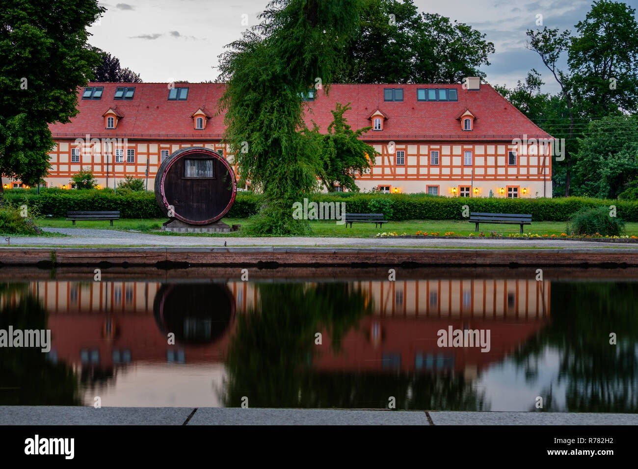 Spreewald riserva della biosfera regione vacanze spreewaldhafen lÃ¼bbenau Foto Stock