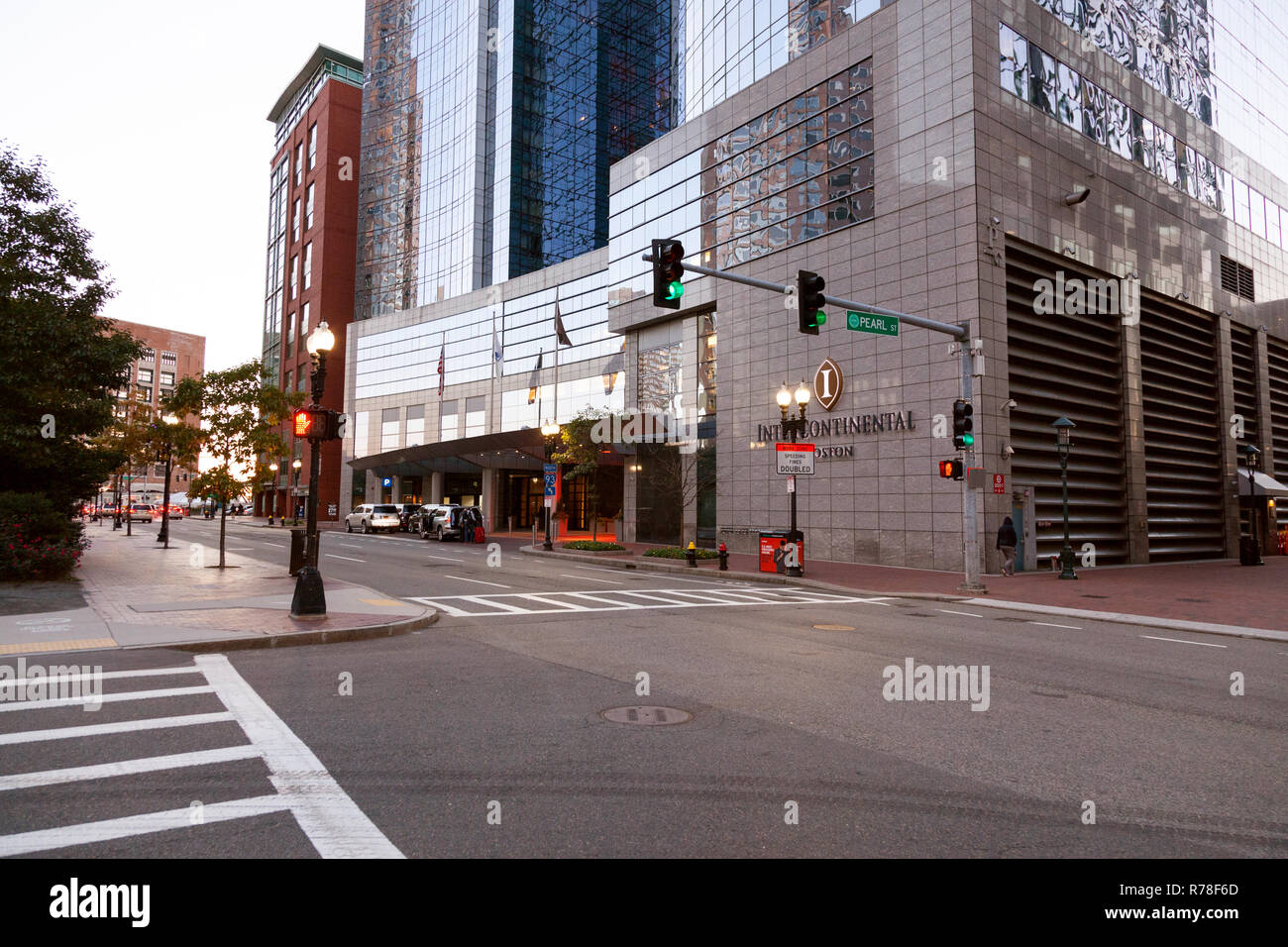 InterContinental Hotel Boston, 510 Atlantic Avenue, Boston, MA 02210, USA. Foto Stock