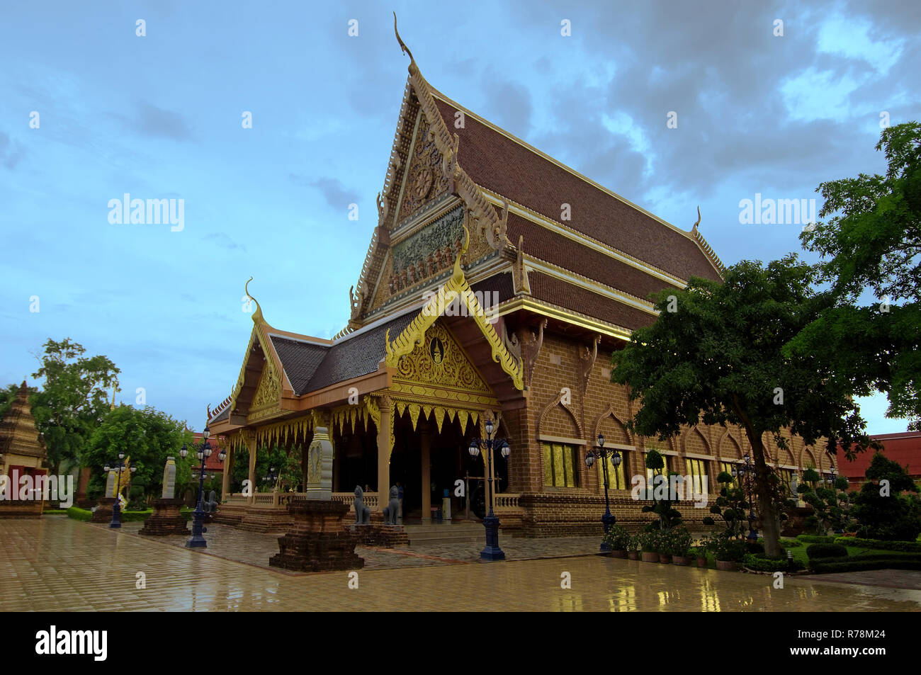 Wat Neramit Wipatsana tempio, Dan Sai District, Loei provincia, Thailandia Foto Stock