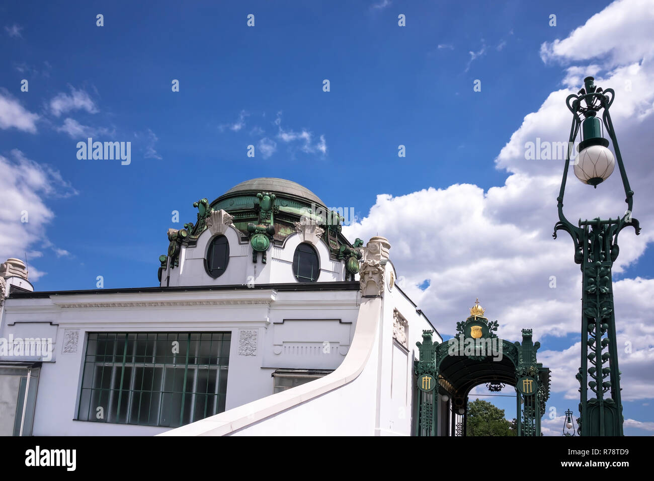 Otto Wagner hofpavillon hietzing Foto Stock