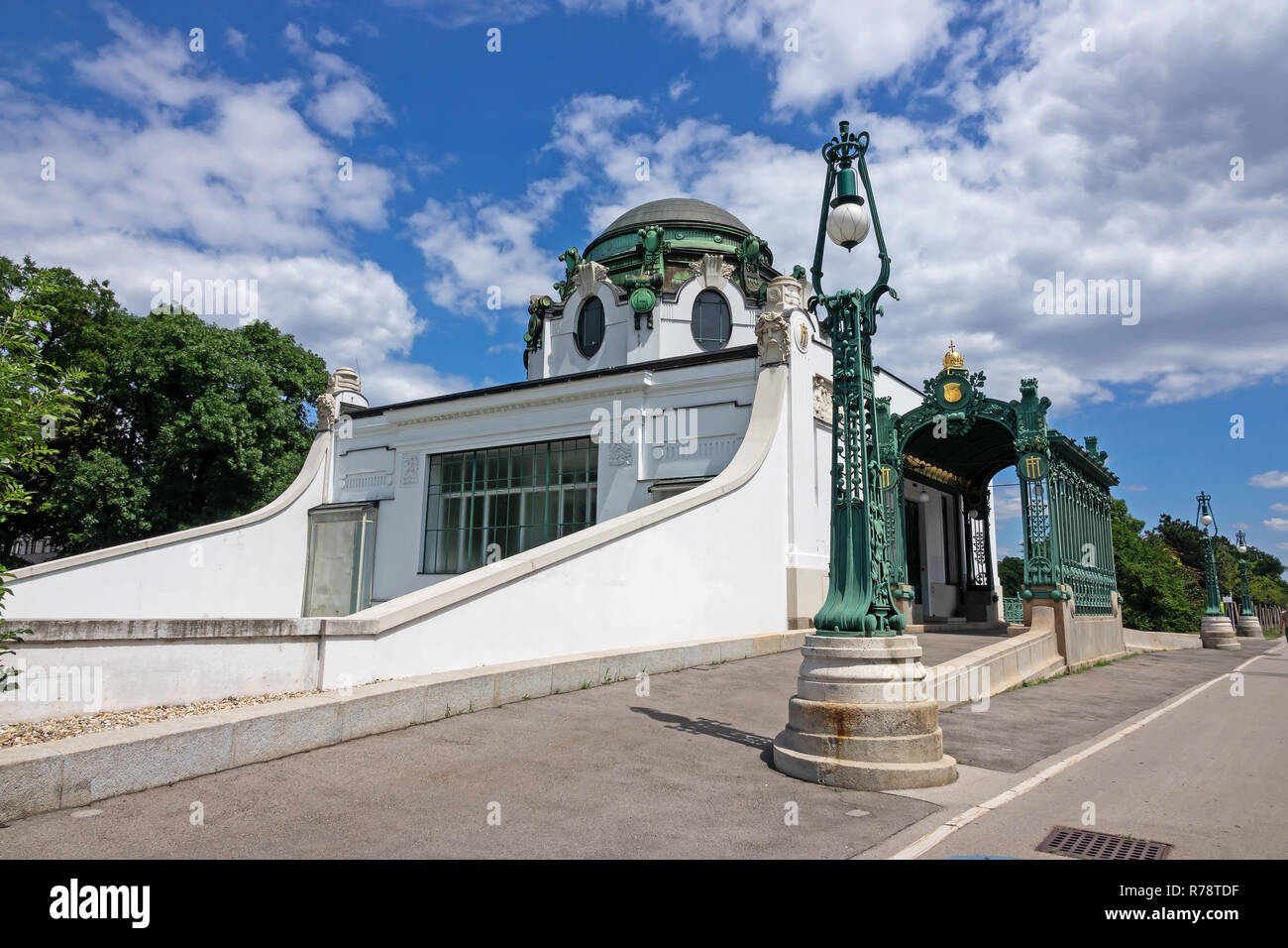 Otto Wagner hofpavillon hietzing Foto Stock
