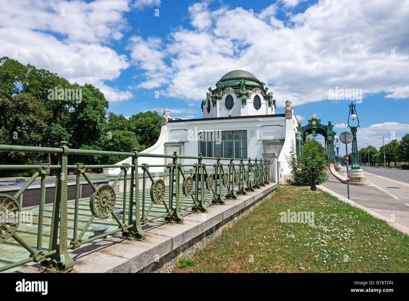 Otto Wagner hofpavillon hietzing Foto Stock