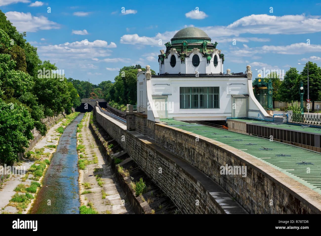 Otto Wagner hofpavillon hietzing Foto Stock